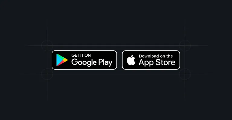Mobile app store buttons